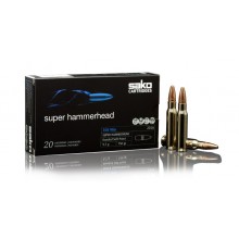 Munizioni SAKO cal. 308 Win. 150 gr. Hammerhead Round Nose Soft Point Bonded.